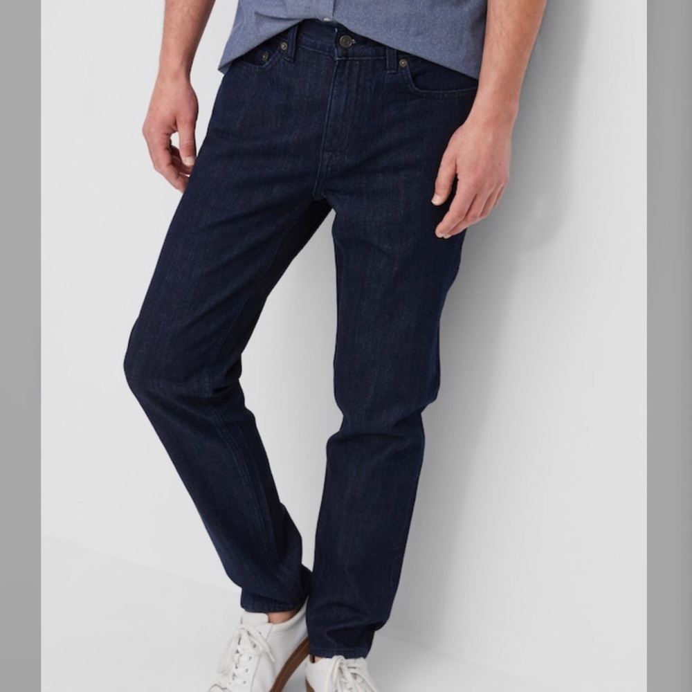 Organic Cotton Athletic-Fit Indigo Denim Jean